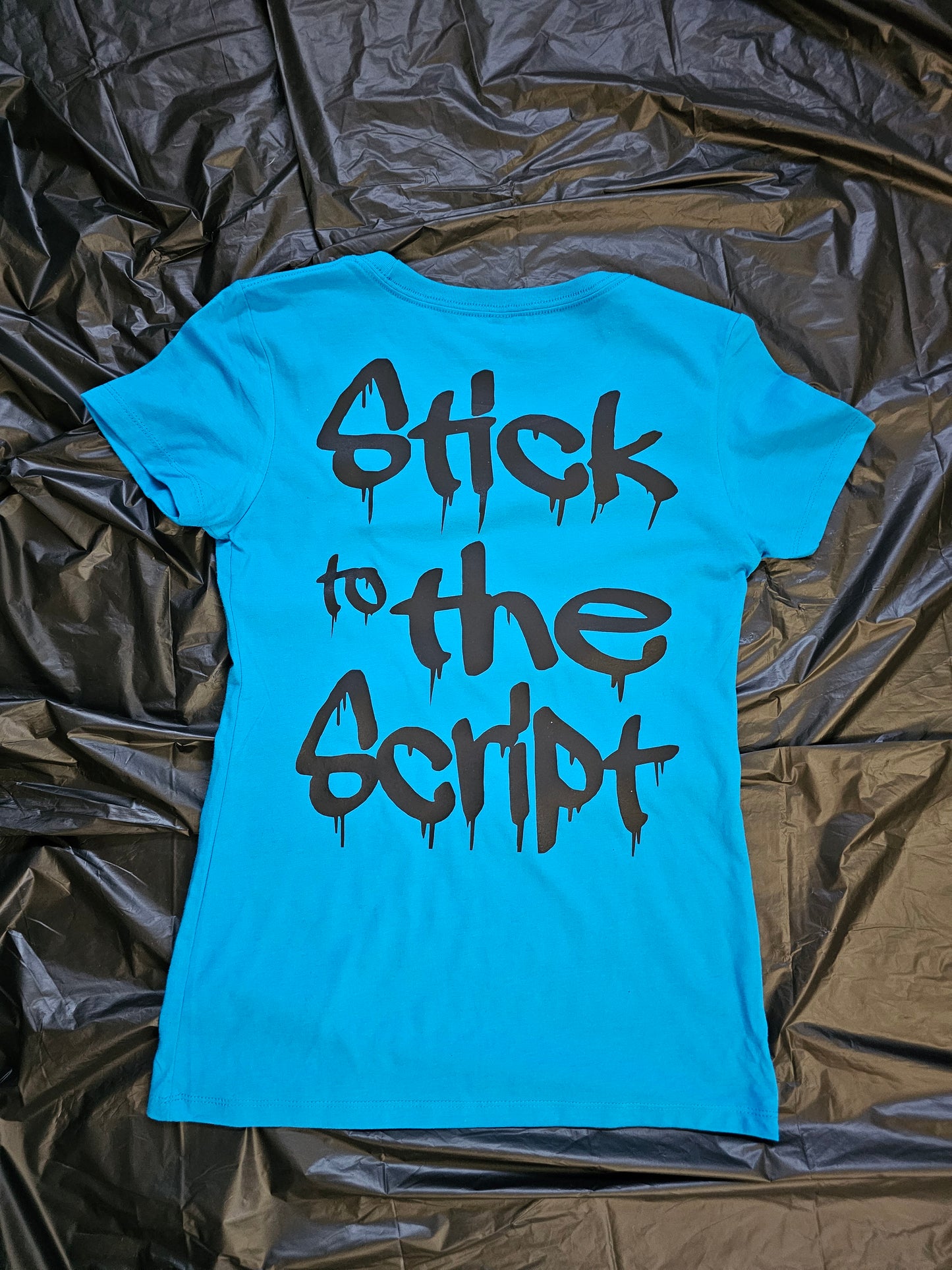 Stick to the Script Custom Ladies Tee